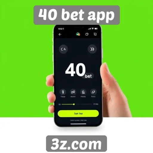 Experiência do usuário no 40 bet app